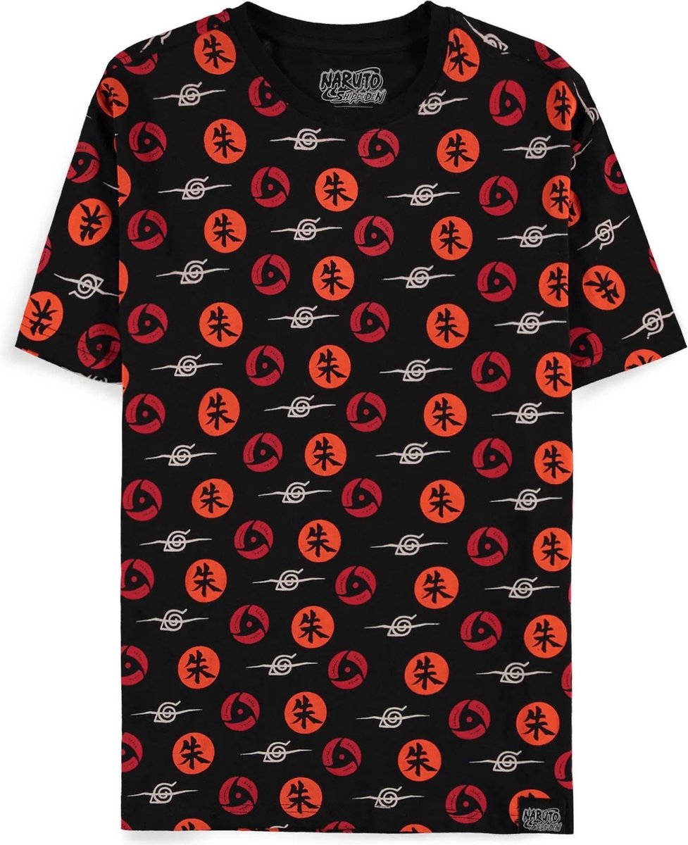 Naruto - Symbols Heren T-shirt - L - Multicolours