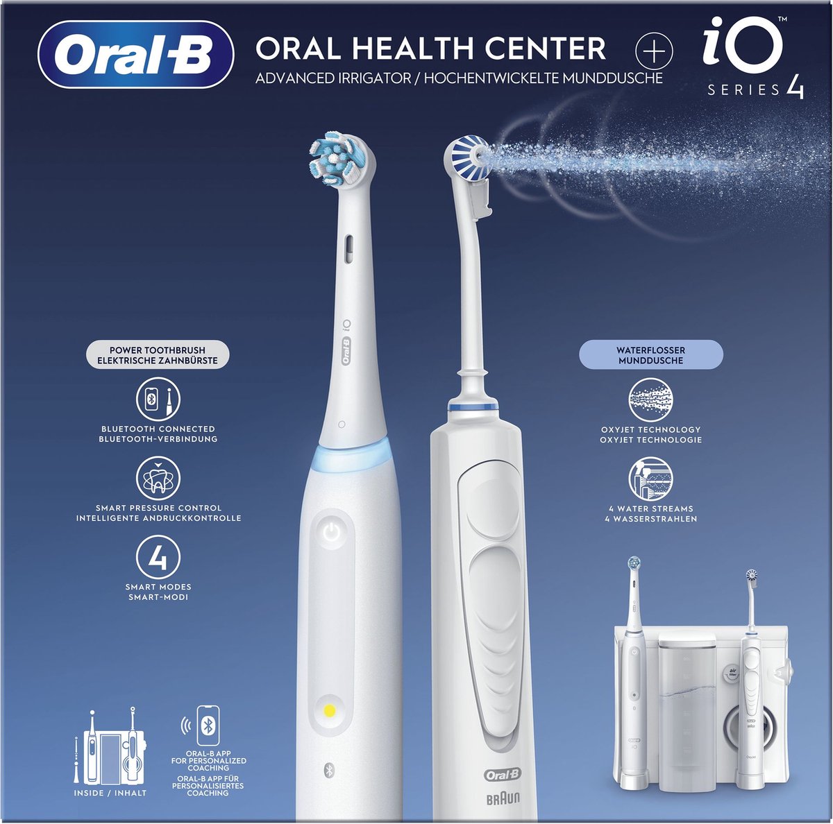 Oral-B Oral Health Center + iO Series 4 white