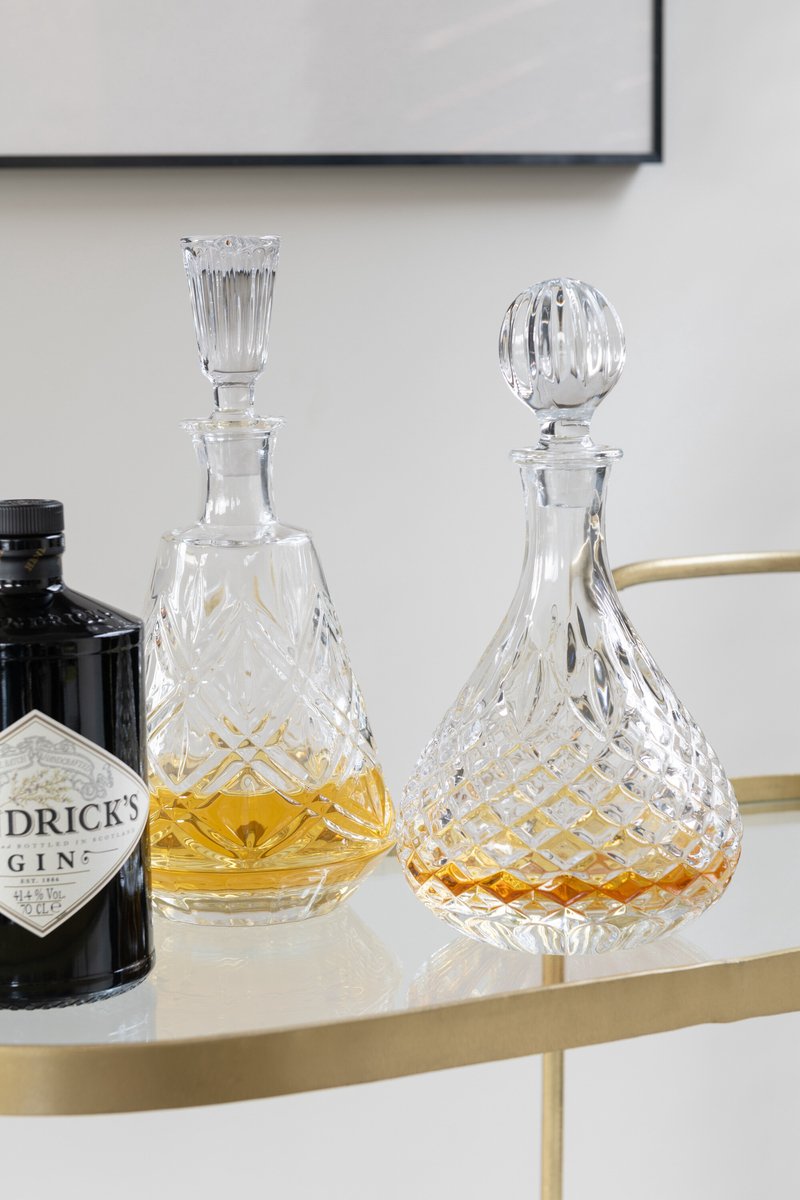 J-Line karaf Anna - decanteerkaraf - glas - transparant