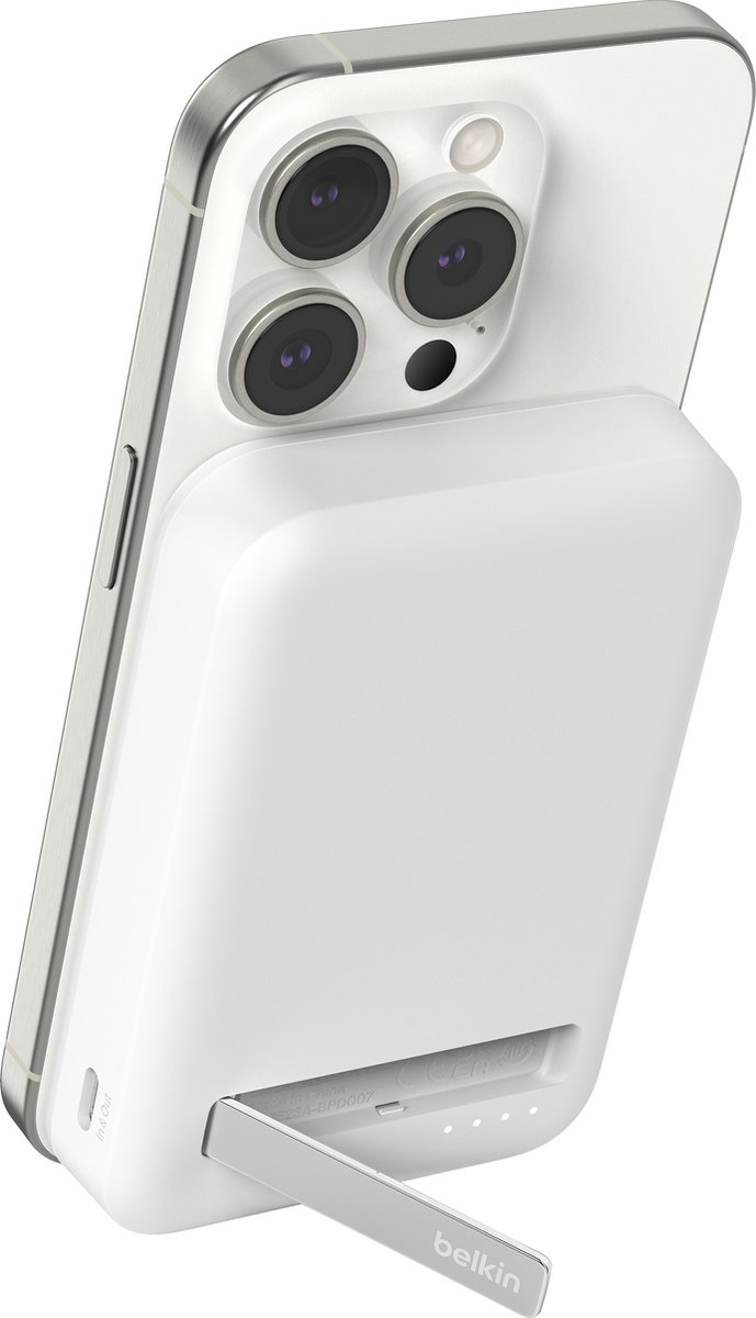 Belkin BoostCharge Pro 8000 mAh Draadloos opladen Wit
