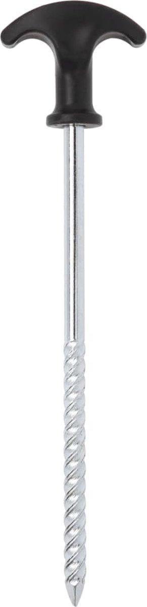 vidaXL - Tentharingen - 12 - st - Ø7 - mm - 20 - cm - gegalvaniseerd - staal van Merkloos — afbeelding 2