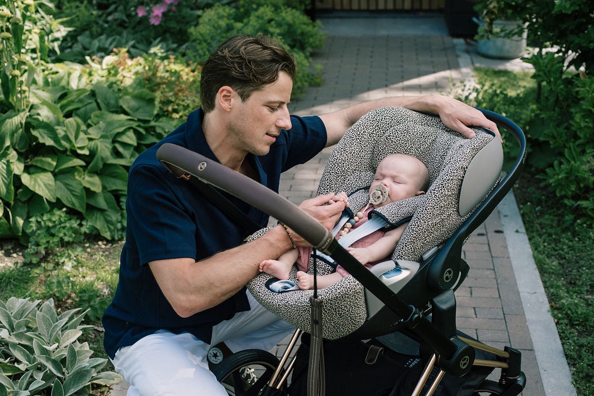 Maxi Cosi hoes Pebble Cabriofix Citi - Autostoelhoes Groep 0 - Zacht Katoen - Met Waterdichte Voering ter Bescherming van je Autostoel - Perfecte Pasvorm - Combineer met de Bijpassende Ukje Zonnekap Voetenzak en Gordelbeschermer - Safari – foto 5