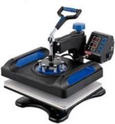 Bol.com Transferpers - Hittepers - Heat press machine - Professionele Heat Press - Snijplotter - Digitaal LCD Display aanbieding