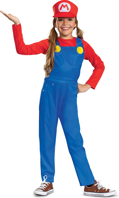 Disguise Super Mario Kostuum Blauw 4-6 Years