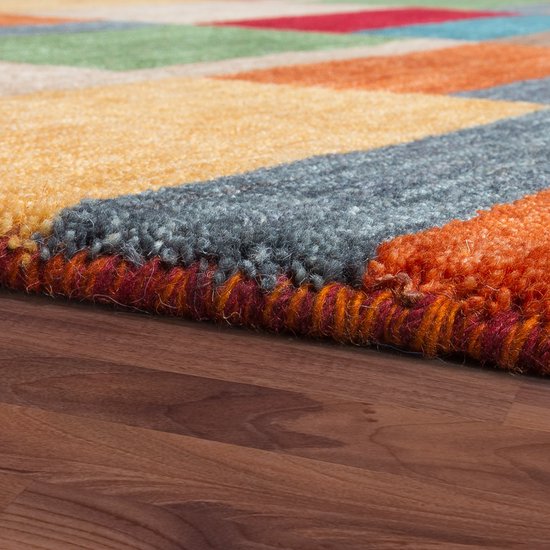 Paco Home Hoogpolig vloerkleed Behaaglijk Unikleuren Crème 120x170 cm