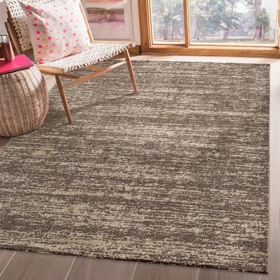 Relax Oslo - Tapis uni à poils ras - Tapis moderne - Marron - 160x230 CM