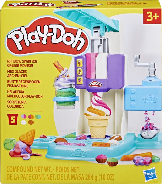 Foto: Play doh rainbow softijs speelset