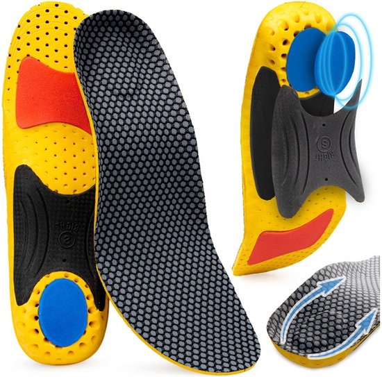 Foto: Orthopedische inlegzolen honingraat voetsteun maat 42 45 zorgt voor ventilatie vermindert transpiratie en geurtjes ze zijn gemakkelijk aan te passen en passen perfect in elke schoen ze ondersteunen de juiste uitlijning van de voet
