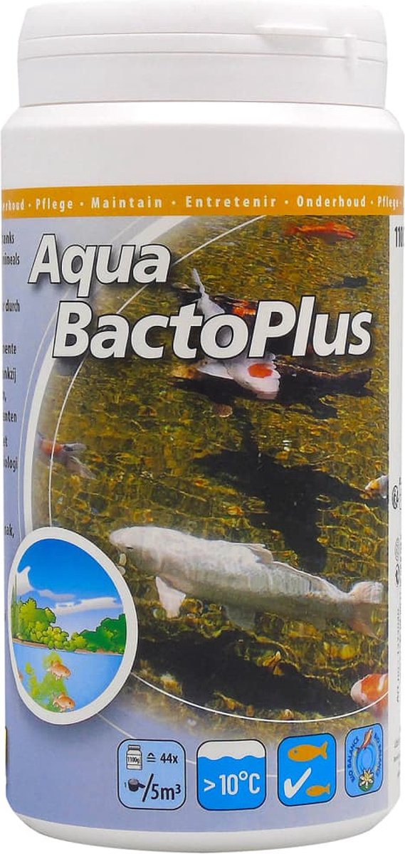 Ubbink vijverwaterbehandelingsmiddel Aqua Bacto Plus 1100g wateronderhoud