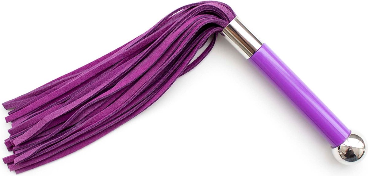 Smart Moves - Lederen Flogger - 38 cm - Paars