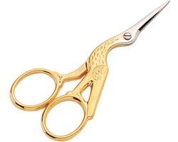 Premax Omnia borduurschaar ooievaar 9cm