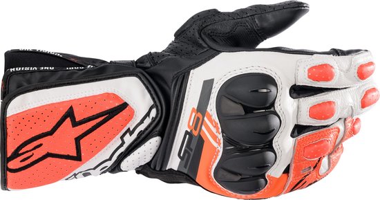 Gloves Alpinestars SP-8 V3 Noir White Rouge Fluo M