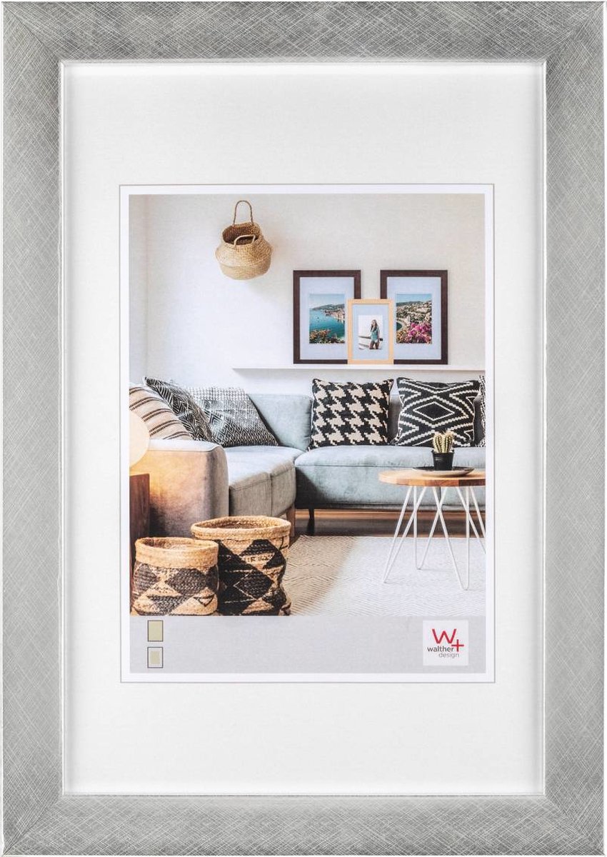 Walther Nizza - Houten lijst - Fotoformaat 13x18 cm - Zilver