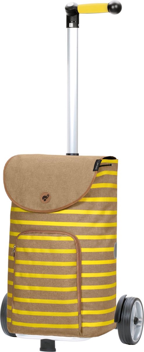 Andersen SHOPPER MANUFAKTUR Boodschappentrolley Unus Shopper Eske Yellow Beige 75cm