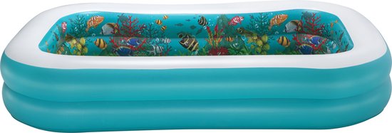 Piscine Opblaasbaar 3D Aventure sous-marine 2,62 m x 75 x 51 cm