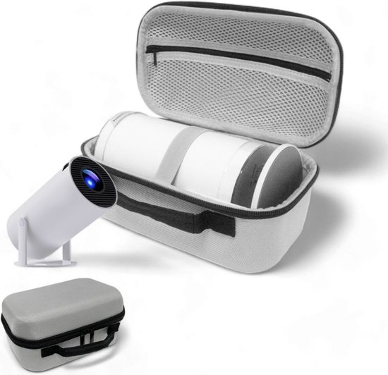 Homezie Beamer Travel Case – Stevige Projector Reistas met Stof- en Valbescherming, Handvat en Vak