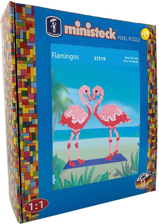 Foto: Ministeck flamingos xl box 800 delig