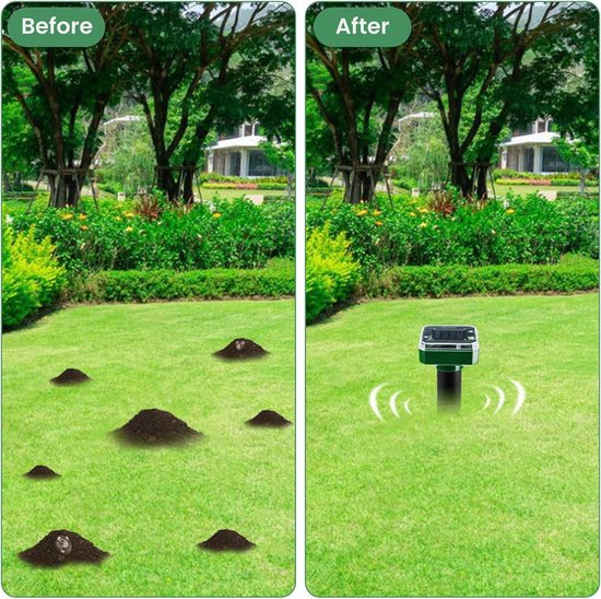 Repulsif Taupe 4 Pièces, Répulsif Solaire à Ultrasons pour Souris, pour Pelouse, Jardin Résistant aux Intempéries pour Taupe, Serpent, Campagnol, Gopher et Autres Animaux Repulsif Taupe 4 Pièces, Répulsif Solaire à Ultrasons pour Souris, pour Pelouse, Jardin Résistant aux Intempéries pour Taupe, Serpent, Campagnol, Gopher et Autres Animaux