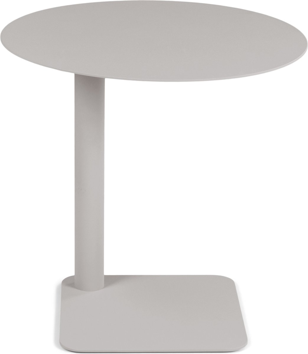 Spinder Design bijzettafel Sunny 40 - Silky Taupe - Ø 40 - Staal