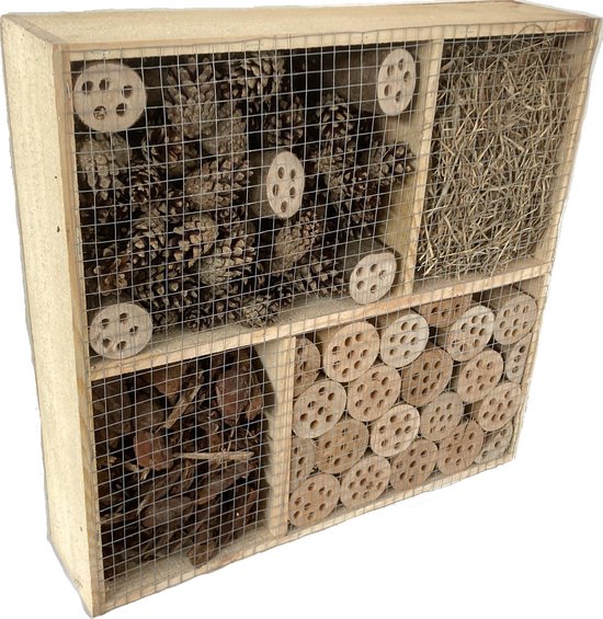 Insektenhotel für Wildbienen in Grün kaufen