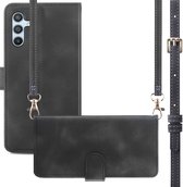 Étui iMoshion adapté à l'étui Samsung Galaxy A34 (5G) avec porte-cartes - Bookcase iMoshion avec cordon - Zwart