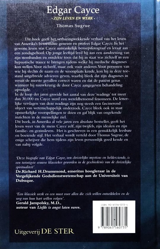 EDGAR CAYCE: ZIJN LEVEN EN WERK