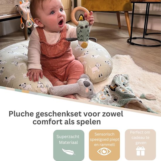 Kraammand - Geboortemand - Kraamcadeau Meisje of Jongen - Groen van Toffey — afbeelding 2