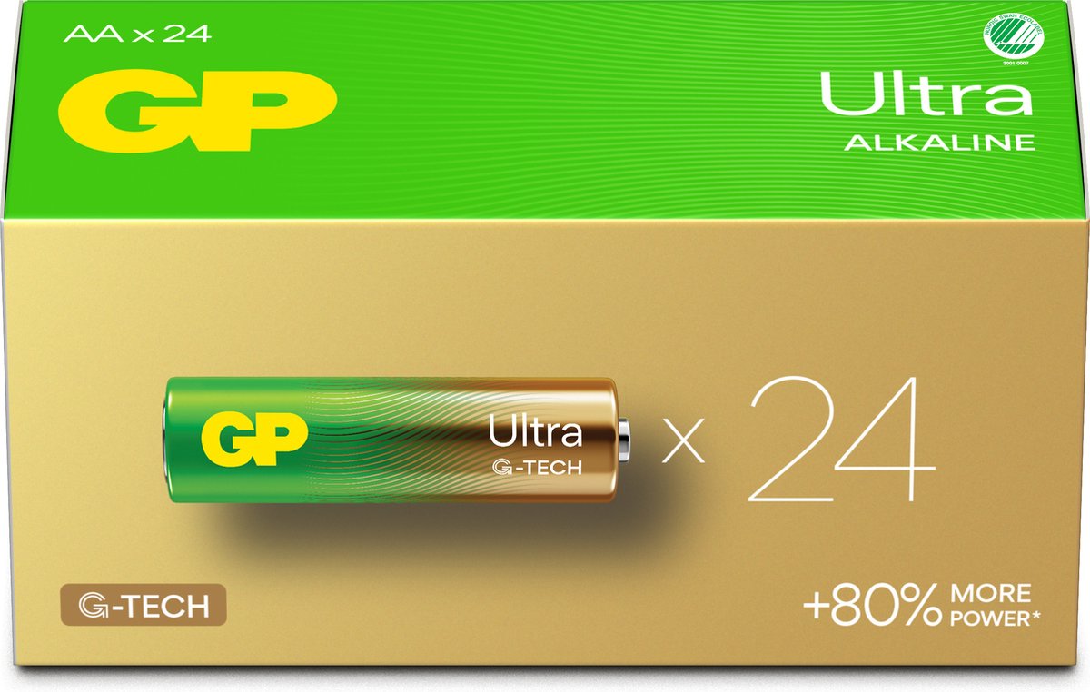 GP Batteries Ultra Alkaline GP15AU Wegwerpbatterij AA, LR06