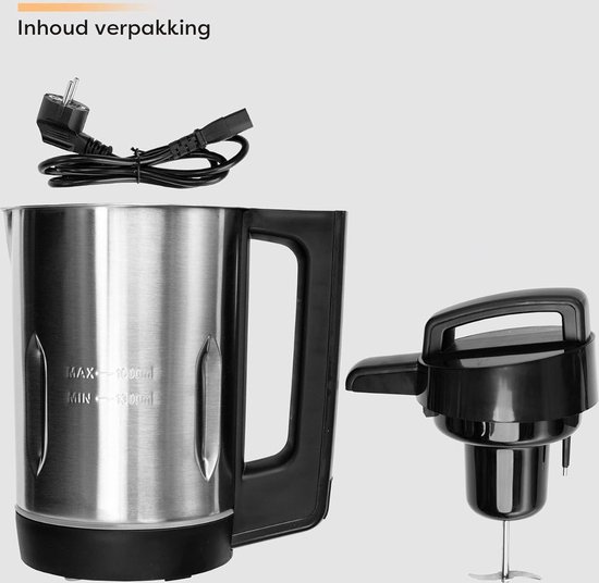 Hoge Kwaliteit Zwarte Soepmaker en Blender in 1 - Soupmaker - Soep Maker voor Thuis - Blender met Kookfunctie - Voor 8 Personen - 1.6L van Nutribullet — afbeelding 4