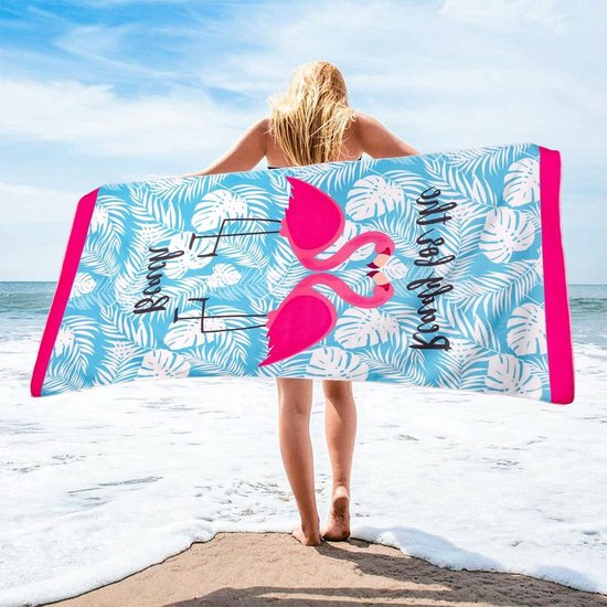 TOWELBAY Set van 2 extra grote badhanddoeken, 100 x 200 cm, premium 100% Egyptisch gekamd katoen, luxe handdoek (Blue Lagoon