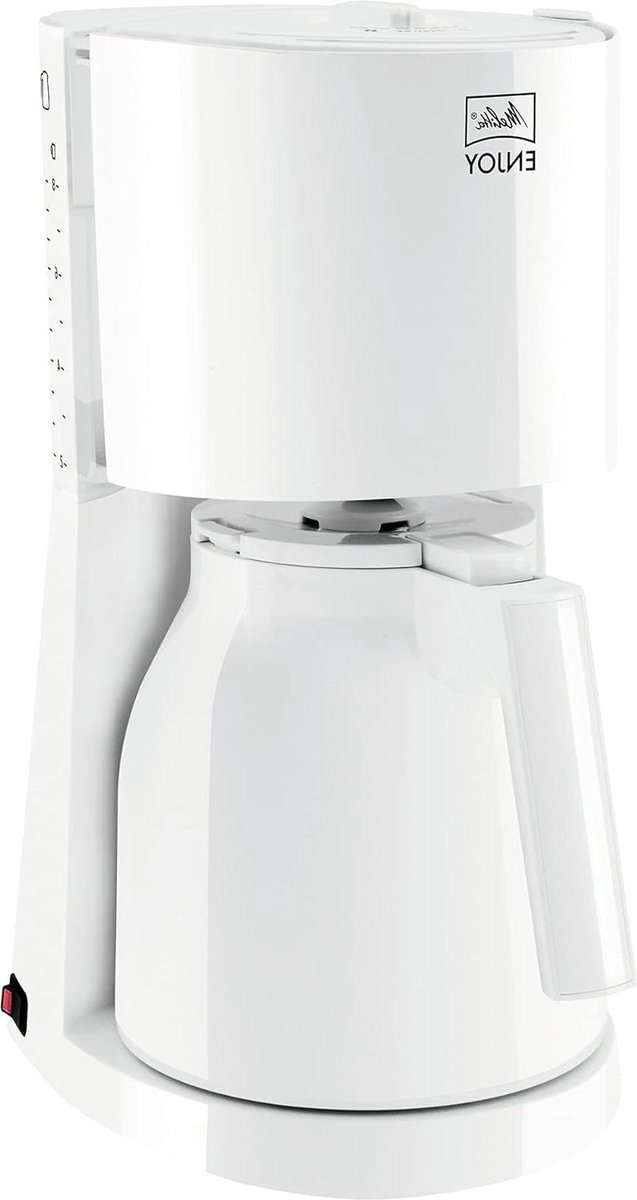 Enjoy Therm filterkoffiezetapparaat - AromaSelector 8 Tassen Thermkanne Weiß