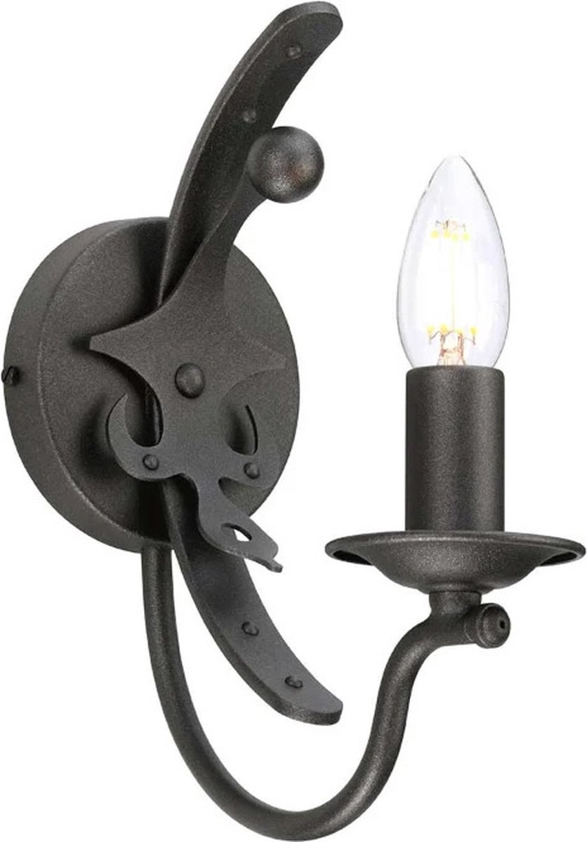 Elstead Lighting LED Wandlamp Windsor | 1X E14 Max 60W | Graphite