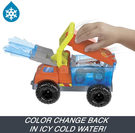 Hot Wheels - Monstertrucks Arenabeukers Color Shifters 5 Alarm Redding - Speelset van Hot Wheels — afbeelding 2