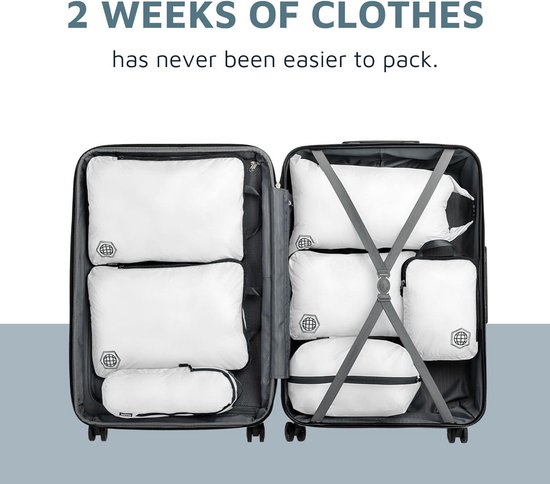 Remodius Packing Cubes Set 4-delig met Compressie | Webwinkel Remodius Packing Cubes Set 4-delig met Compressie | Webwinkel