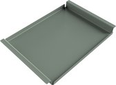 Steellish Dienblad Rechthoek - Tray - Aluminium - Mos Groen - 62x44x5 cm