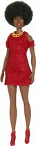 Bol.com Barbie 65 jaar Fashionistas - Barbiepop - Geïnspireerd gedenkwaardige look 1980 aanbieding