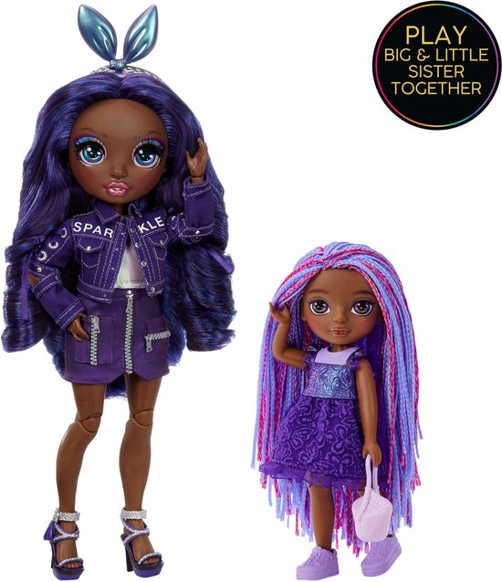 Rainbow High Littles-poppen - Indigo (donkerpaars) — afbeelding 2