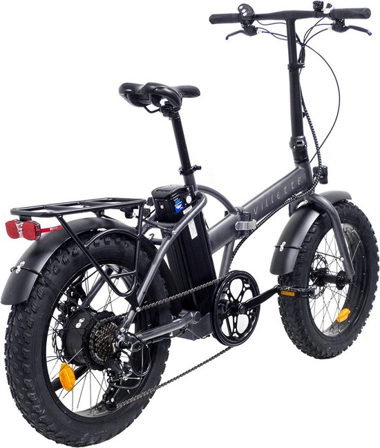 Villette le Gros elektrische vouw fatbike 13Ah 7sp 20 inch Dark Grey van Villette — afbeelding 4