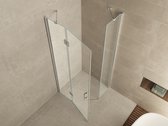 Cabine de douche Wiesbaden Pentagon 8 mm NANO 100 x 100 x 200 cm