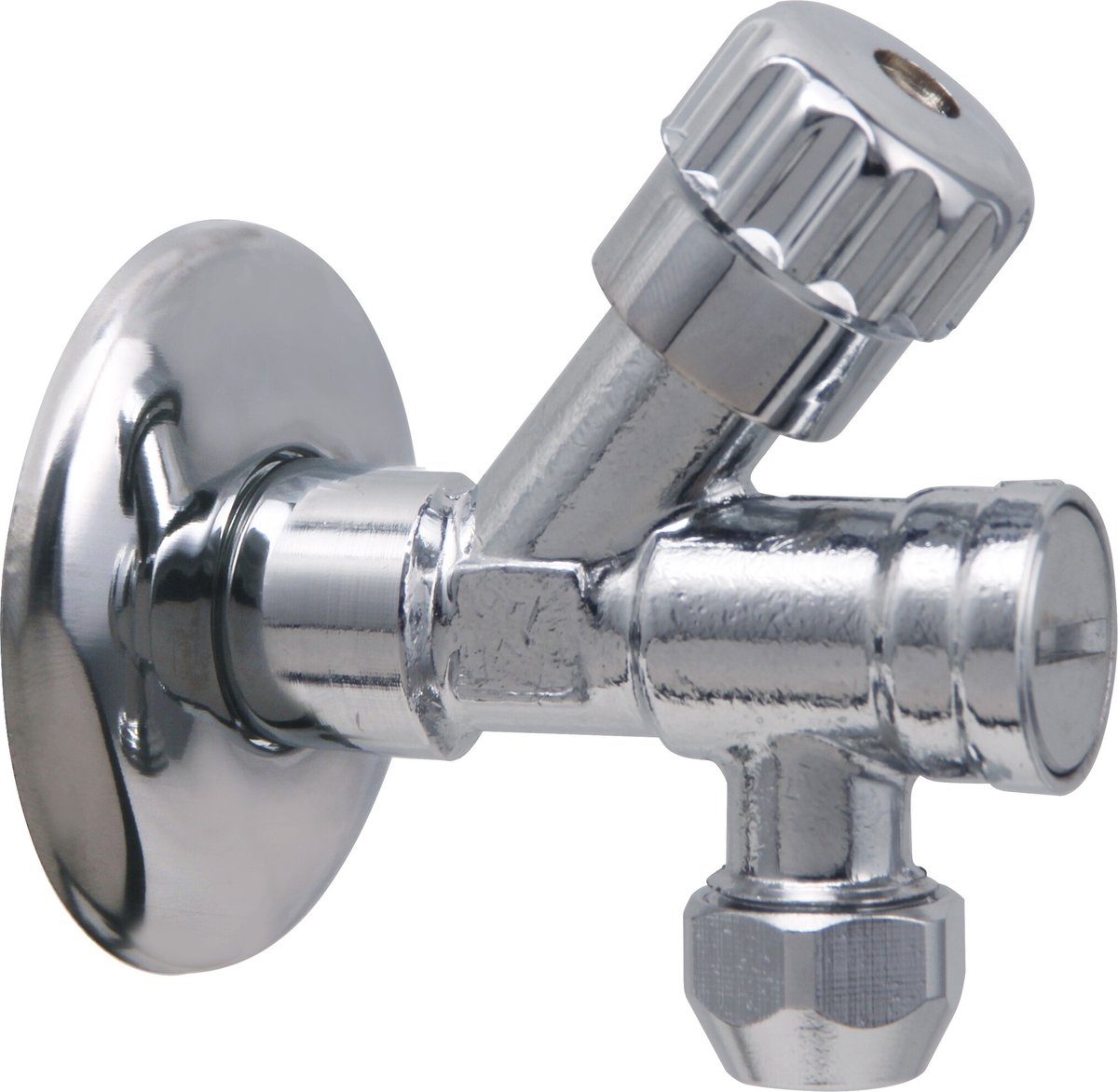 Wiesbaden Luxor Hoekstopkraan 1/2" Buiten X10 met Filter