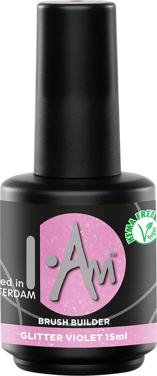 I.AM Brush Builder 15ml Glitter violet