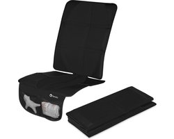 Lionelo Sikker – beschermende mat onder de zitting – antislip, waterdicht, schokbestendig, verstelbare bevestigingsriemen, compatibel met Isofix