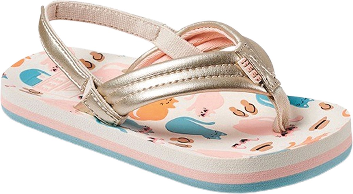 Reef Little Ahi Teenslippers Junior Blauw