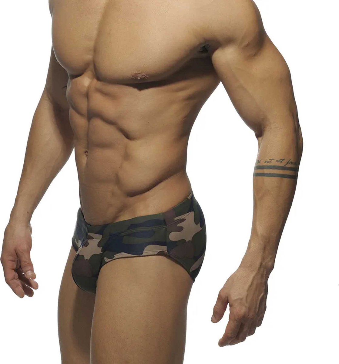 Camouflage zwembroek heren - Korte zwembroek - Zwemslip man - Sportief - Sexy - Badkleding - Zwemmen — afbeelding 3