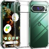 Coque transparente adaptée à Google Pixel 9 Pro XL | TPU antichoc | Couverture verso | Fin | Flexible | Antichoc | Transparent