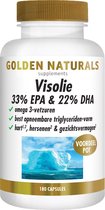 Bol.com Golden Naturals Visolie 33% EPA & 22% DHA (180 softgel capsules) aanbieding