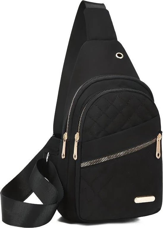 Farcauo Crossbody Tas Voor Vrouwen for Dames Heren Wit Waterdichte Sling Bag Anti Diefstal Borsttas Voor Heren Shoulder Bag for Sports and Outdoor met Verstelbare Lange Schouderriem