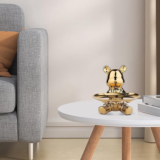 ABear Mini-figuren, houten anjer, houten anjer, bureau-minibeer, gratis tafeldecoratie voor binnen, computertafel, boekenkast, klaslokaal, slaapkamer, slaapkamer