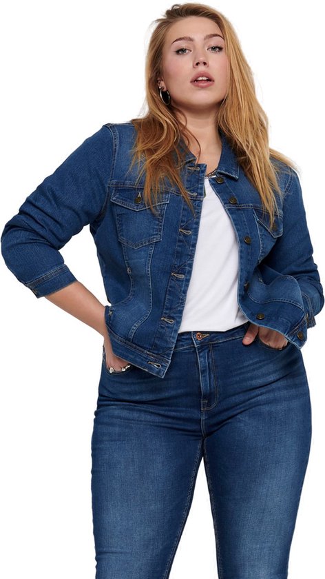 ONLY CARMAKOMA CARWESPA LIFE DENIM JACKET MBD NOOS Dames Jas - Maat 52