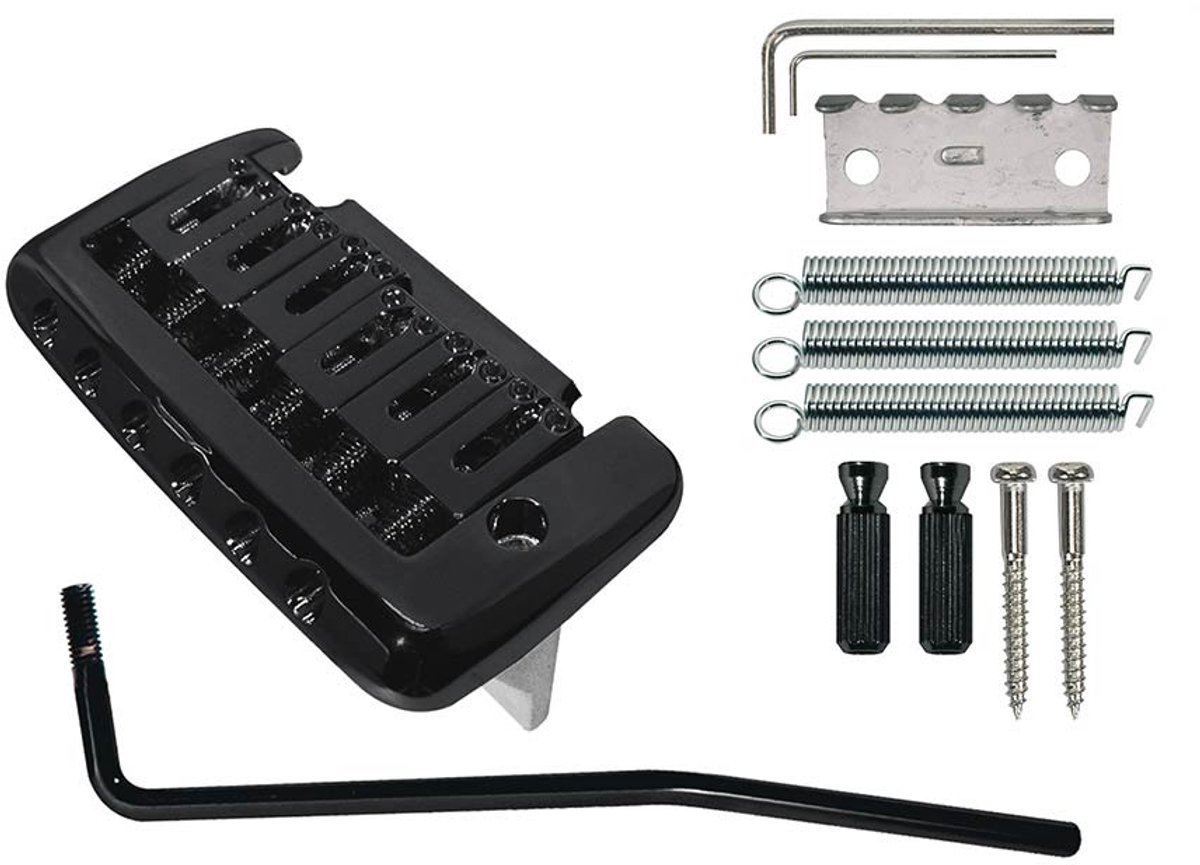 Boston T-270-B Tremolo Stallion - Zwart, 10,5 mm Pitch